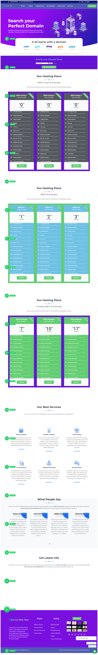 Cold Web Host